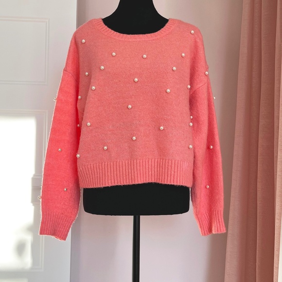 Sweater with Pearl Embellishment - Picture 2 of 9